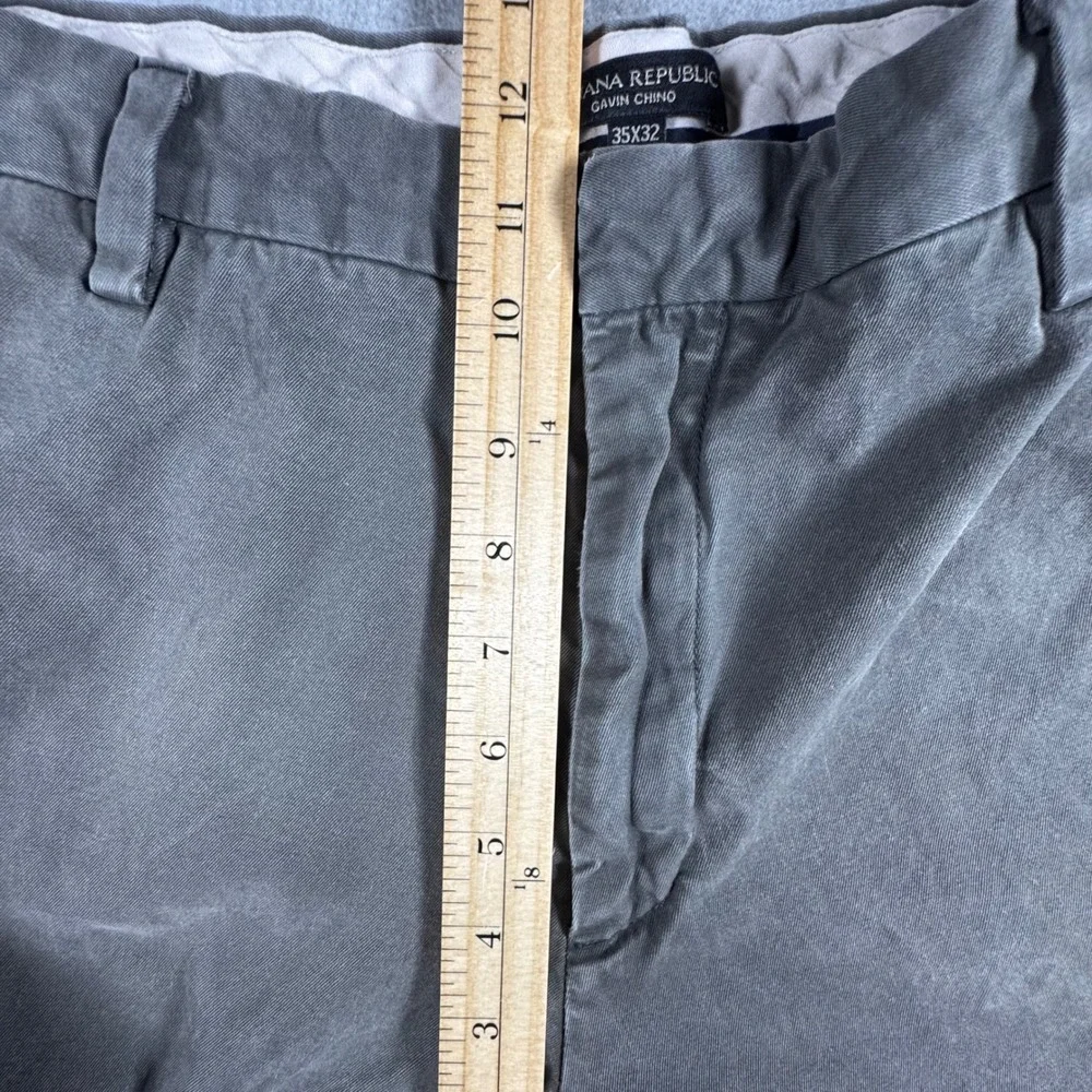 Banana Republic Chino Pants Mens 35x32 Gray Lot of 2 Emerson Gavin Casual Work